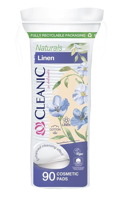 Cleanic Cotton Swabs Naturals Linen 1pack.-90pcs | Vaistine1.lt