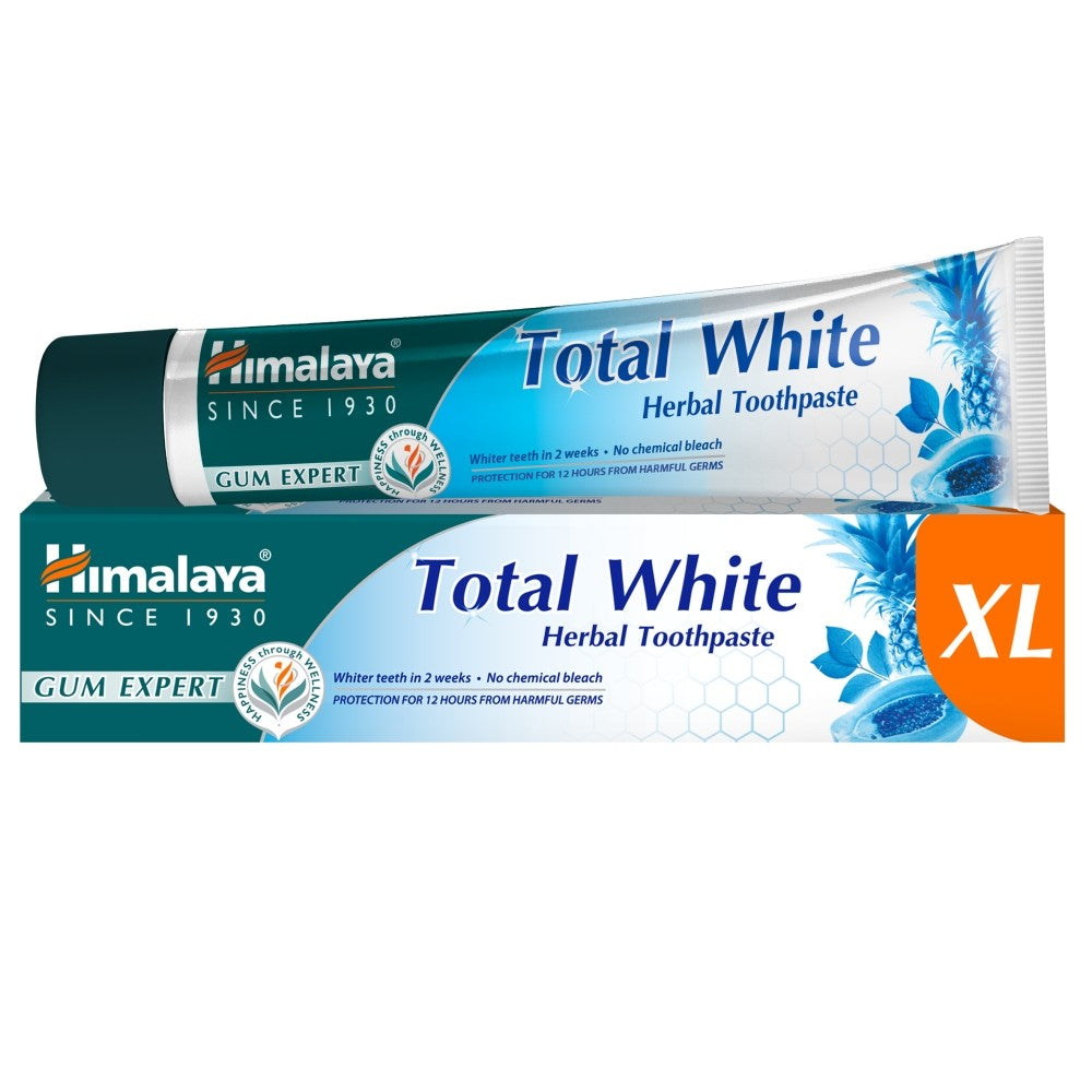 HIMALAYA Gum Expert Herbal Whitening Toothpaste Total White XL 100g | Vaistine1.lt