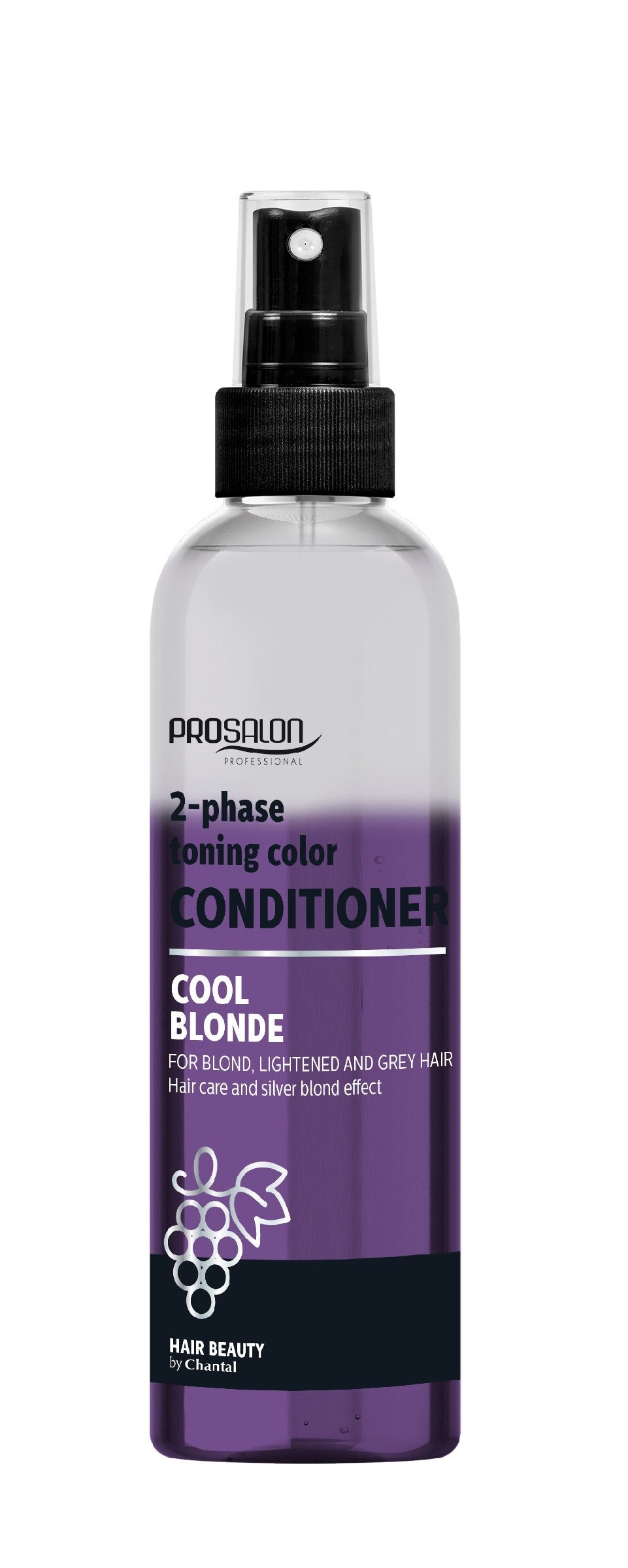 CHANTAL ProSalon Cool Blonde Two-Phase Toning Conditioner for blonde, lightened, and gray hair 200ml | Vaistine1.lt