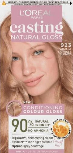 Casting Natural Gloss Color Cream No. 923 Vanilla Lightest Blonde 1op. | Vaistine1.lt | WestPharmacy.eu