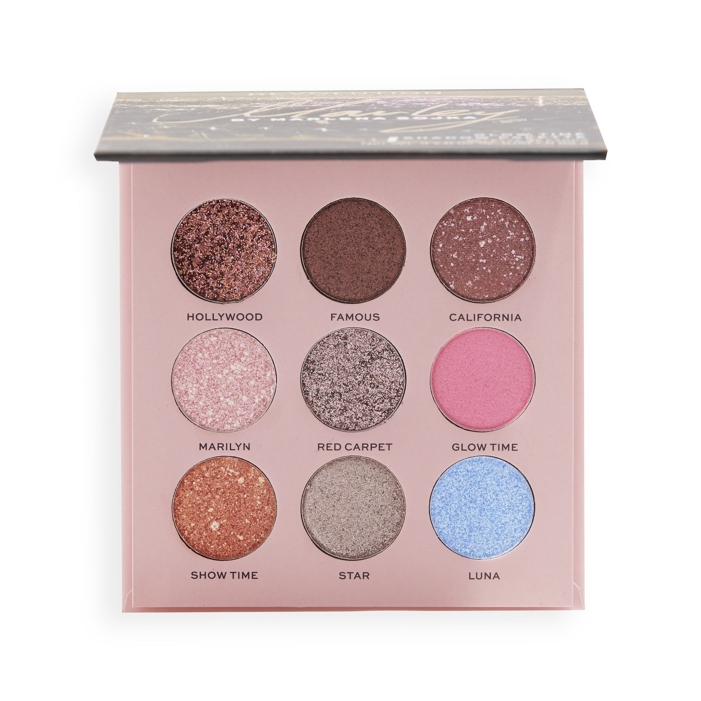 Makeup Revolution X Marley by Marlena Sojka Eyeshadow Palette Glow Time (9) 1pc | Vaistine1.lt