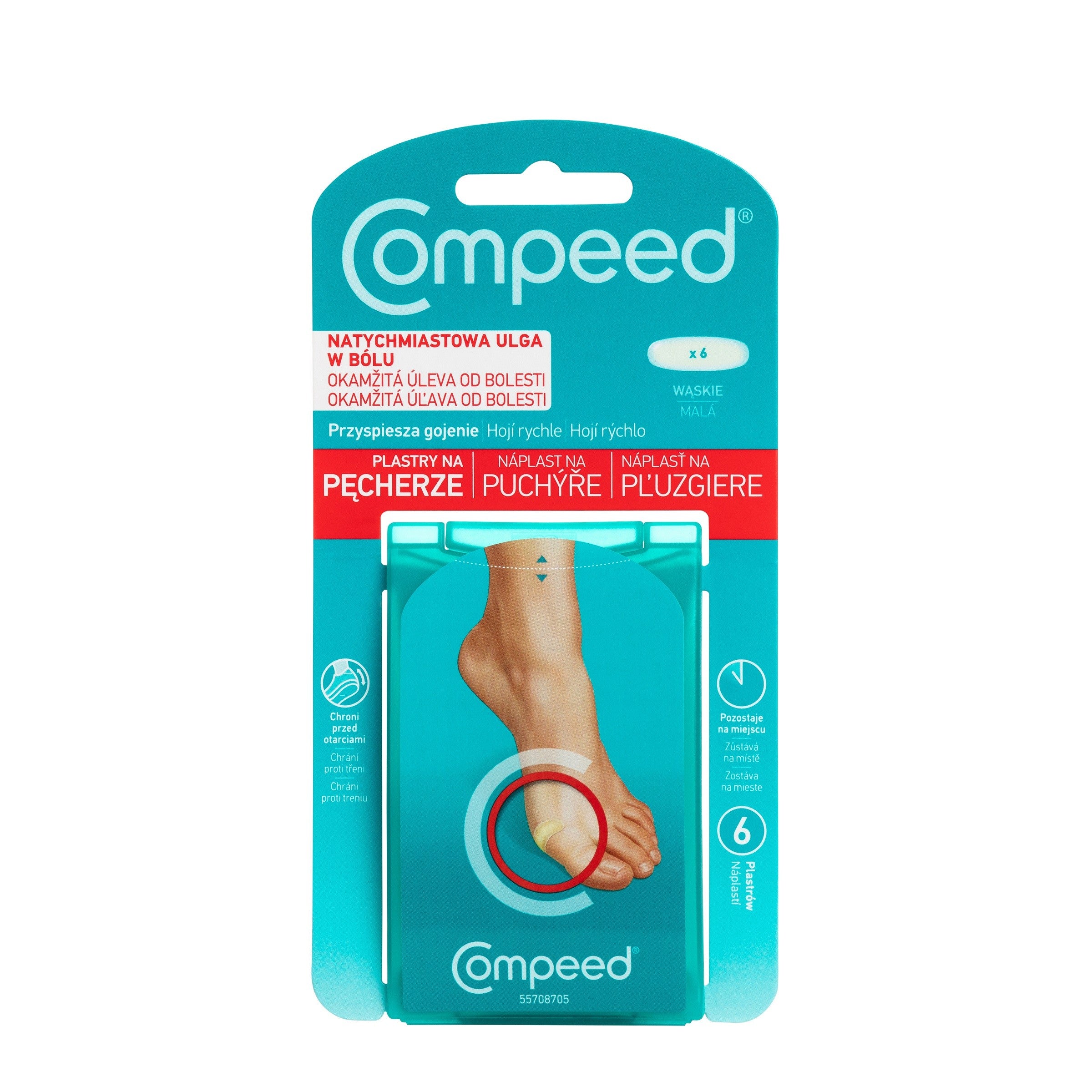 COMPEED pūslinių pleistrų - siauri, 1 pakuotė - | Vaistine1.lt