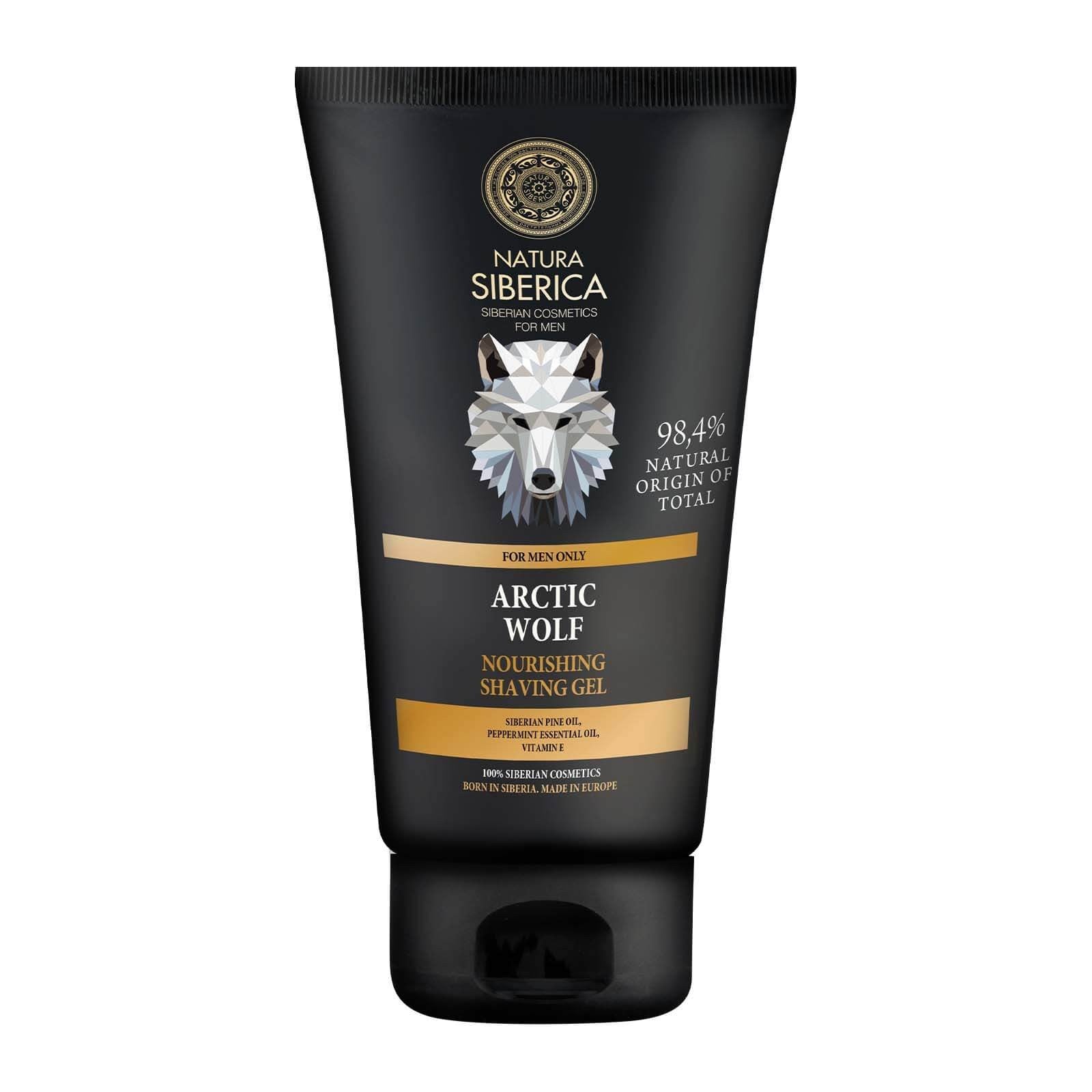 Natura Siberica Men Nourishing Transparent Shaving Gel Arctic Wolf for Men 150ml | Vaistine1.lt | WestPharmacy.eu