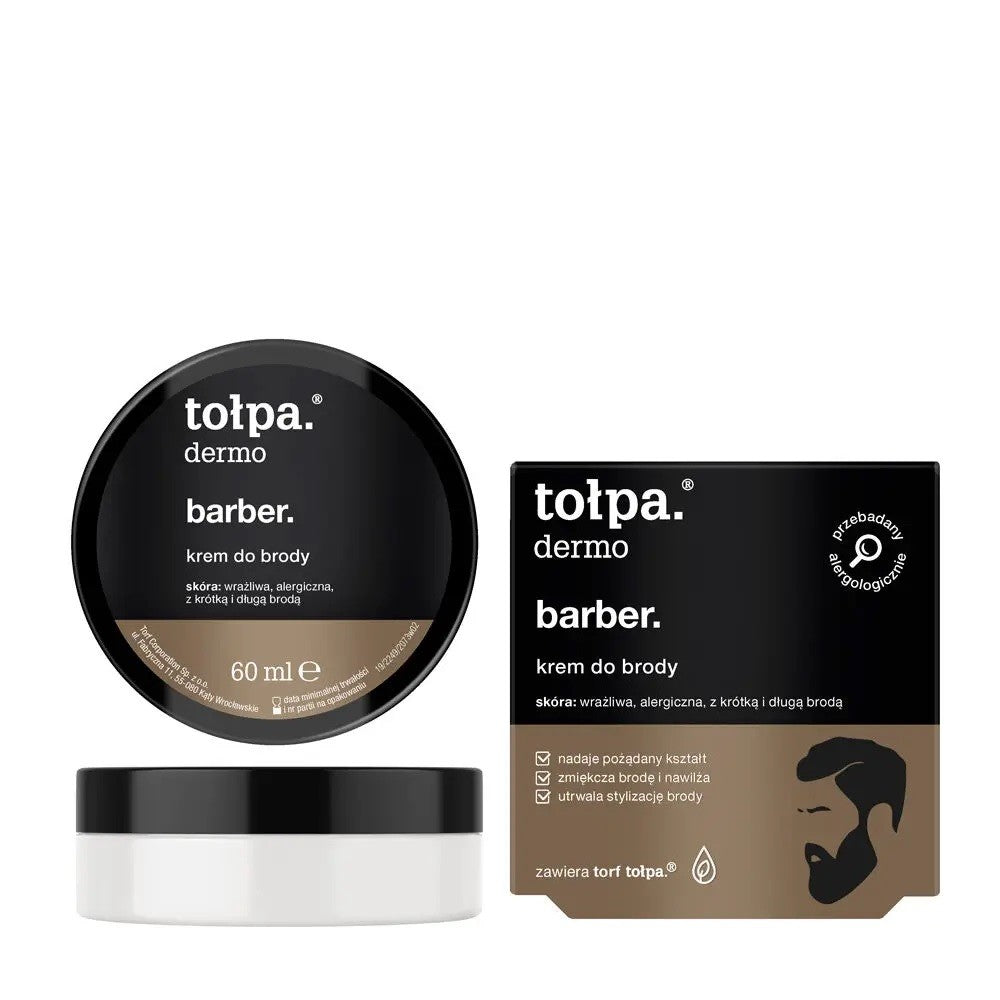 TOŁPA DERMO MEN BARBER Beard Cream 50ml | Vaistine1.lt