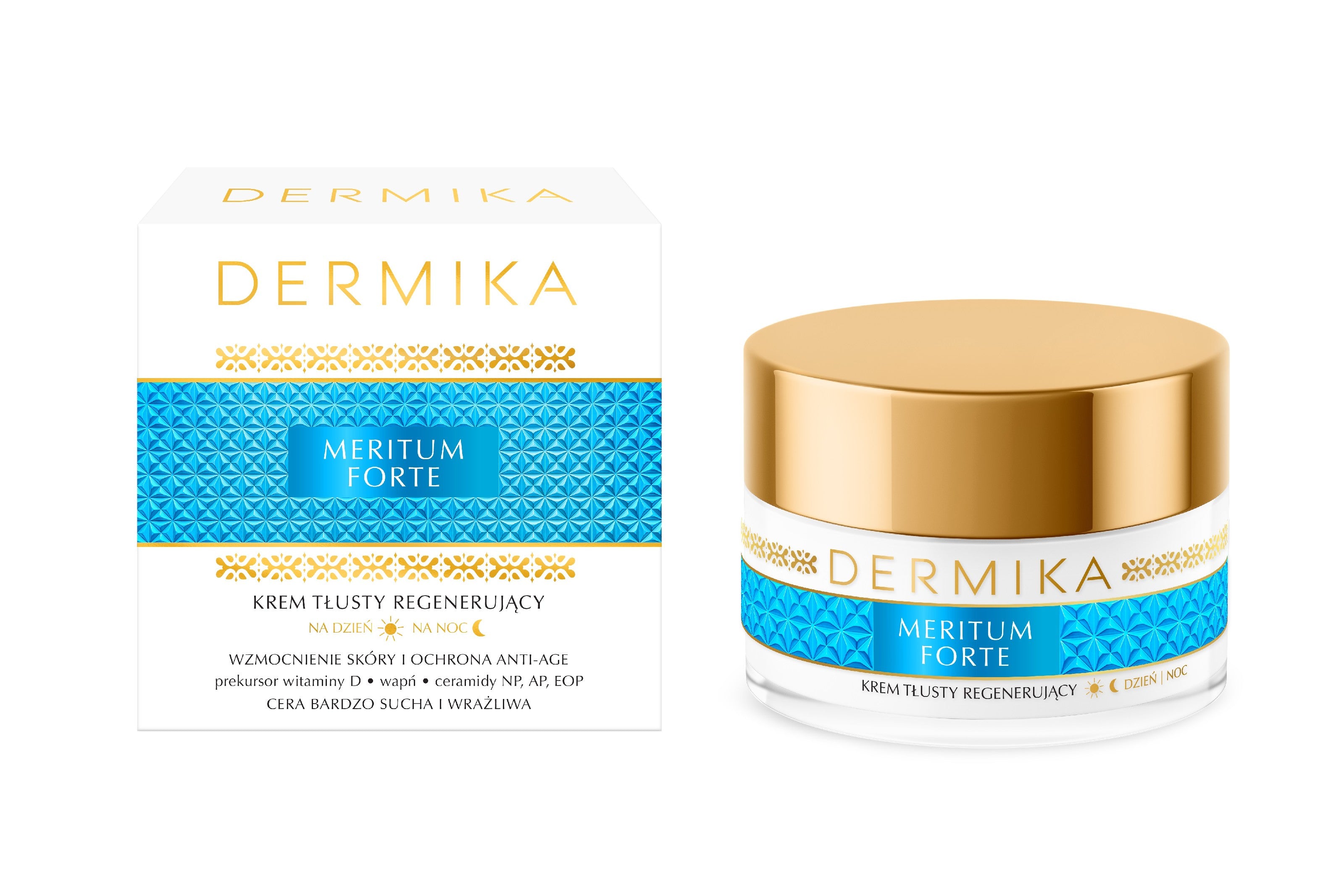 Dermika Meritum Forte Fat Regenerating Cream for Day and Night 50ml | Vaistine1.lt