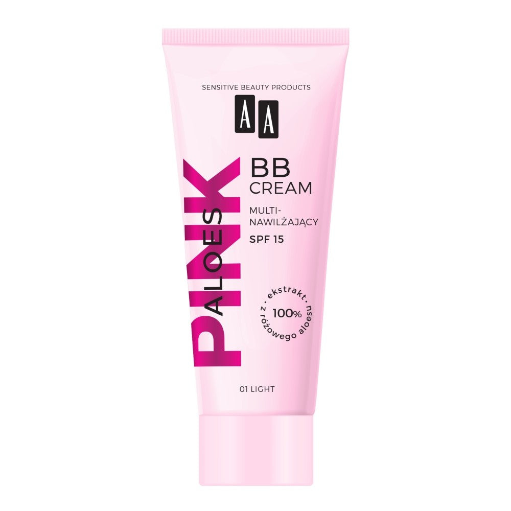 AA Pink Aloes Multi-moisturizing BB Face Cream No. 01 Light 30ml | Vaistine1.lt