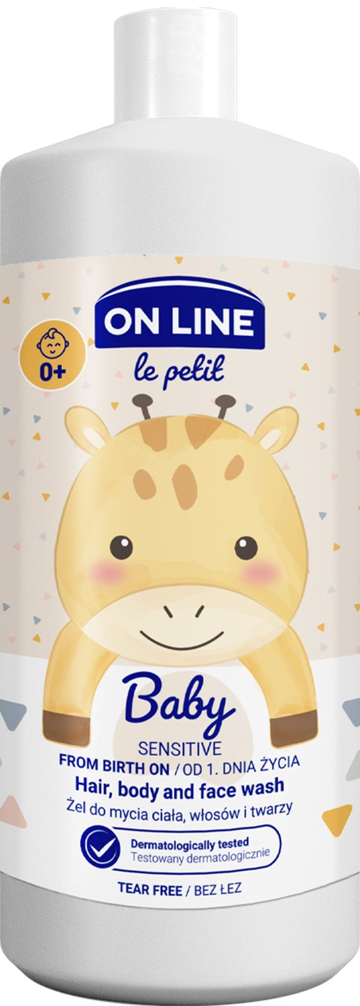 ON LINE Le Petit Baby 3-in-1 Gel for body, hair, and face cleansing - Gentle 850 ml | Vaistine1.lt