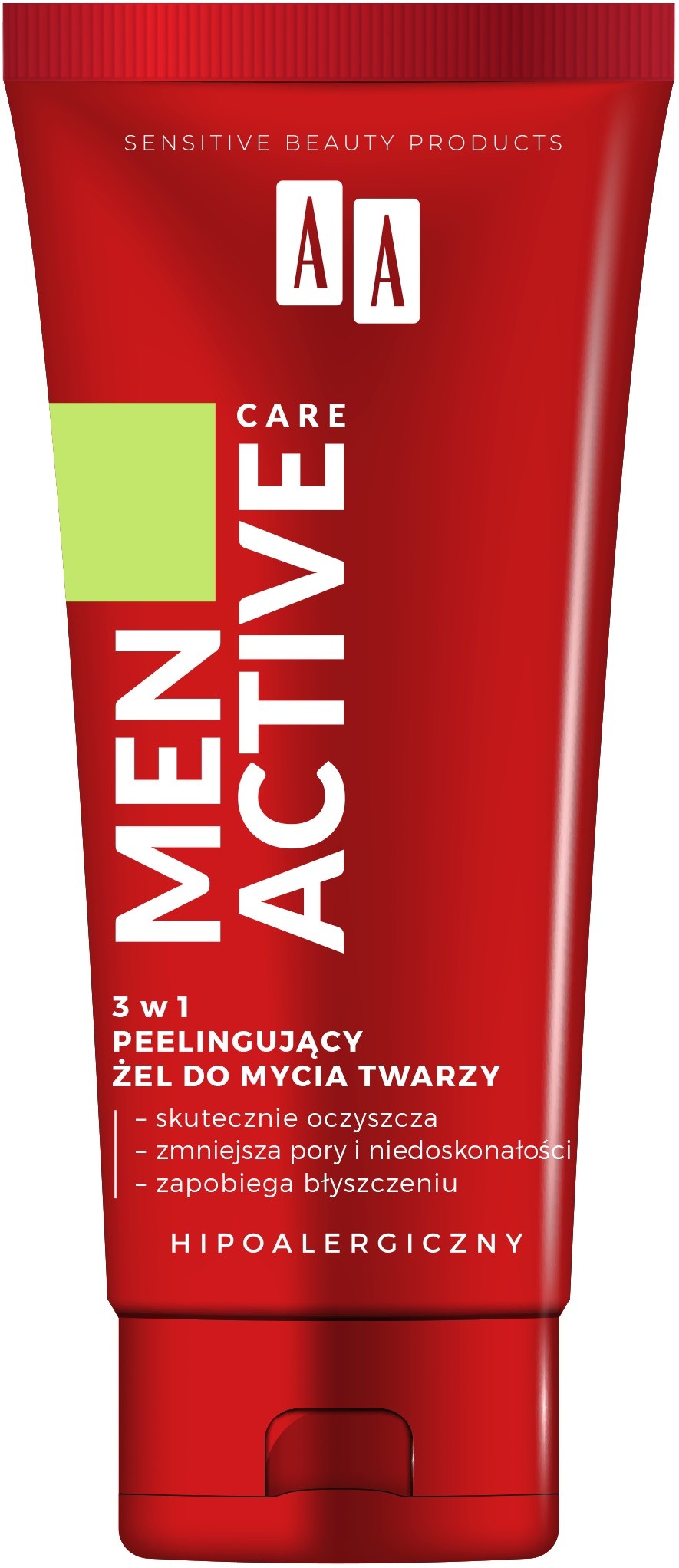 AA Men Active Care Exfoliating Face Wash Gel 3in1 150ml | Vaistine1.lt