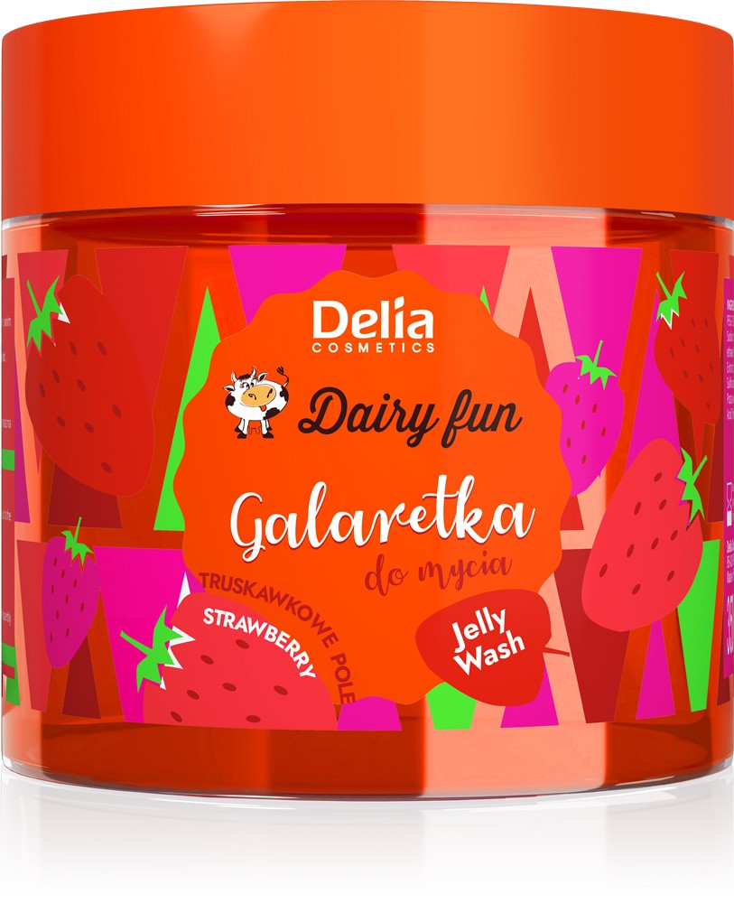 DELIA DAIRY FUN STRAWBERRY GELATIN FOR WASHING | Vaistine1.lt