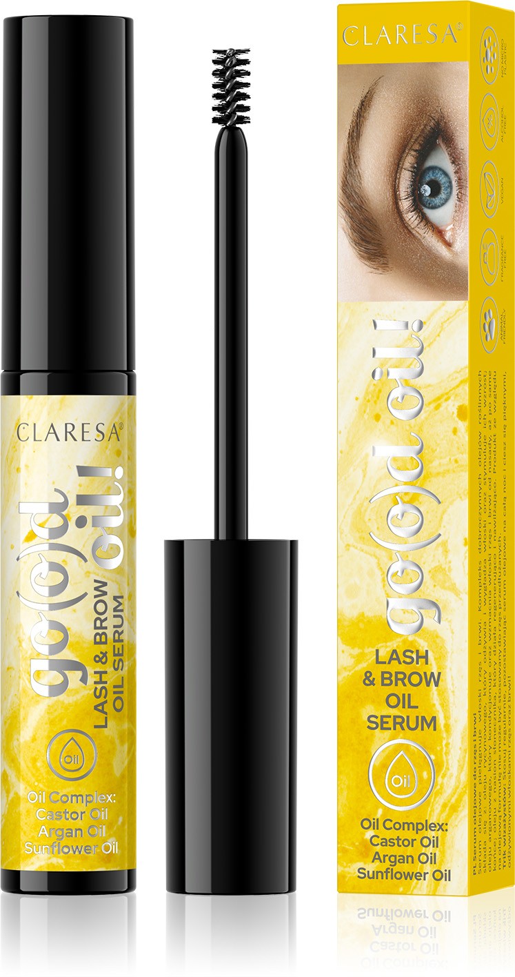 CLARESA Serum oil for eyelashes and eyebrows with castor oil Go(o)D Oil 8g | Vaistine1.lt