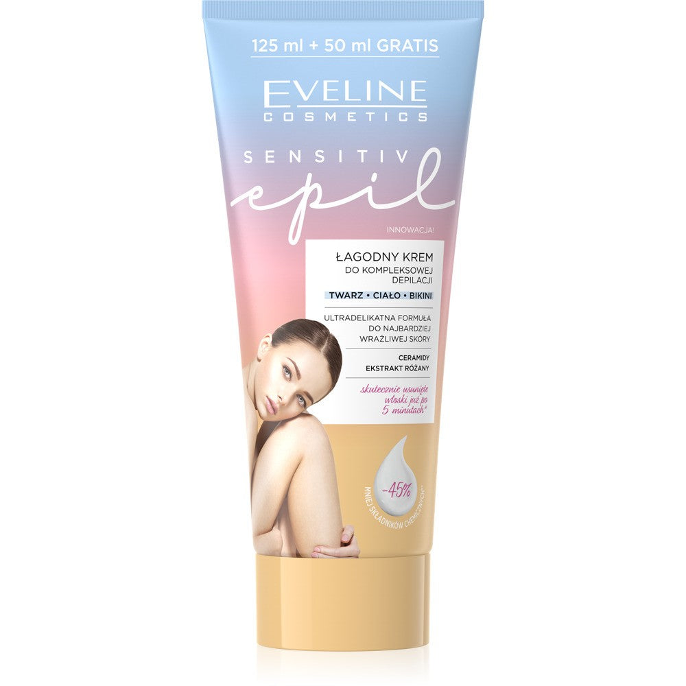 EVELINE DEP. Depilatory Cream 175 ml Sm.Ep.Sensitive | Vaistine1.lt