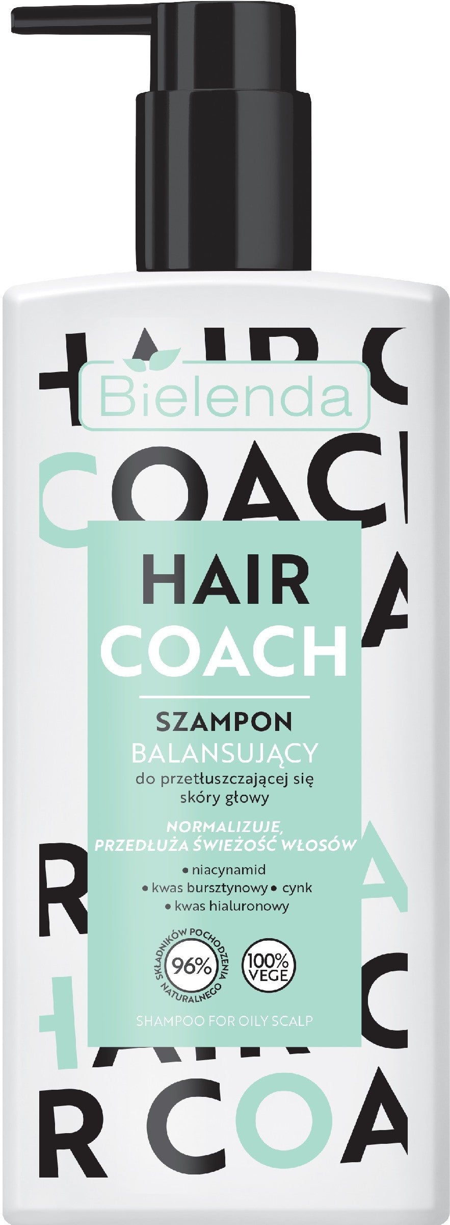 BIELENDA Hair Coach Balancing Shampoo for Oily Scalp 300ml | Vaistine1.lt