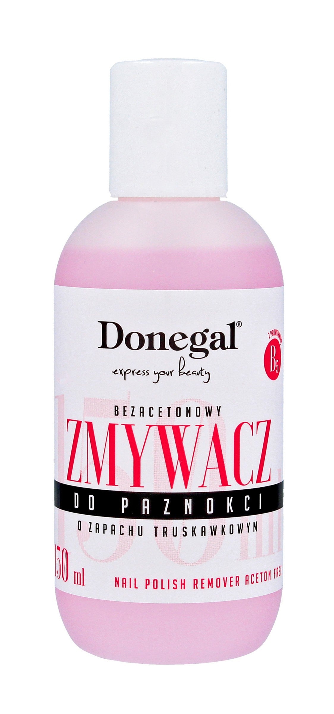 DONEGAL Strawberry nail polish remover with vitamin F 150 ml | Vaistine1.lt