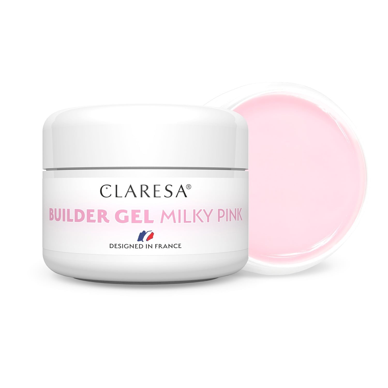 CLARESA Builder Gel for Nails - Milky Pink 25g | Vaistine1.lt