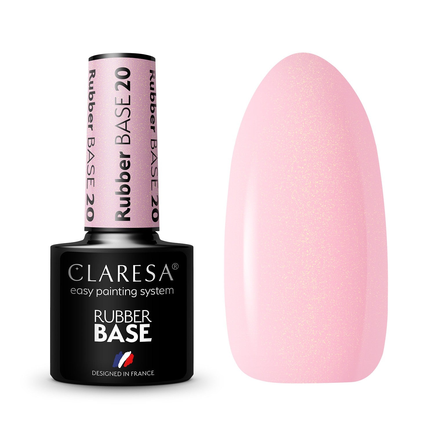 CLARESA Rubber base for hybrid nail polish - 20 5g | Vaistine1.lt