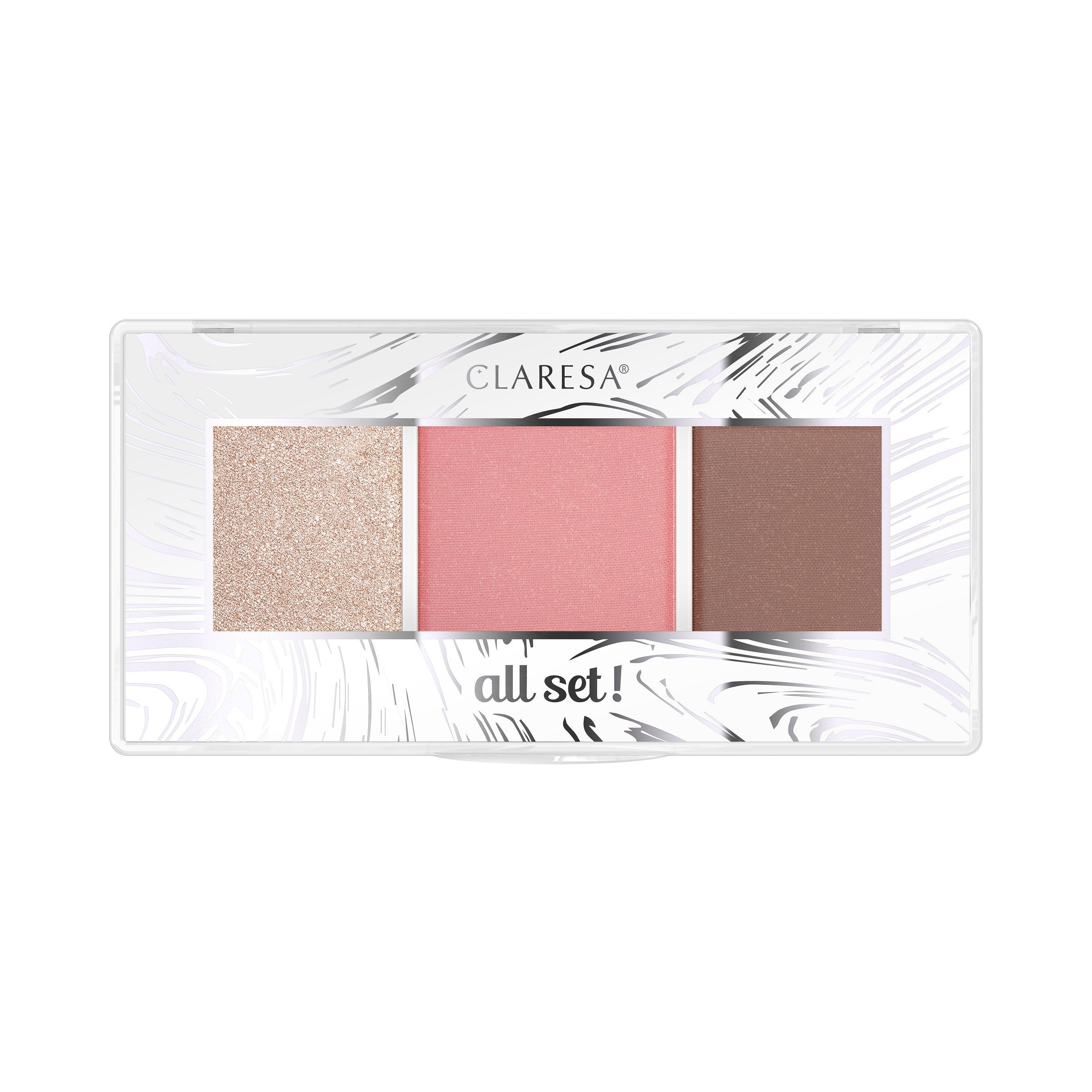 CLARESA Contouring Palette ALL SET! - 01 all cool! 1pc | Vaistine1.lt