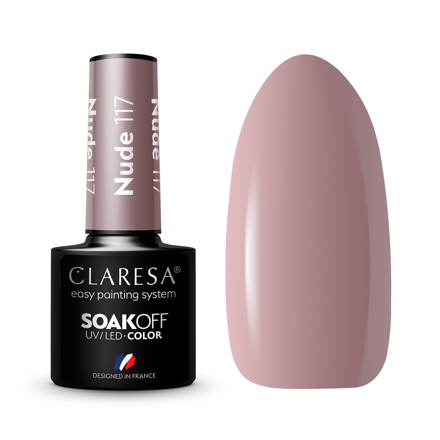 CLARESA Hybrid nail polish NUDE - 117 5g | Vaistine1.lt