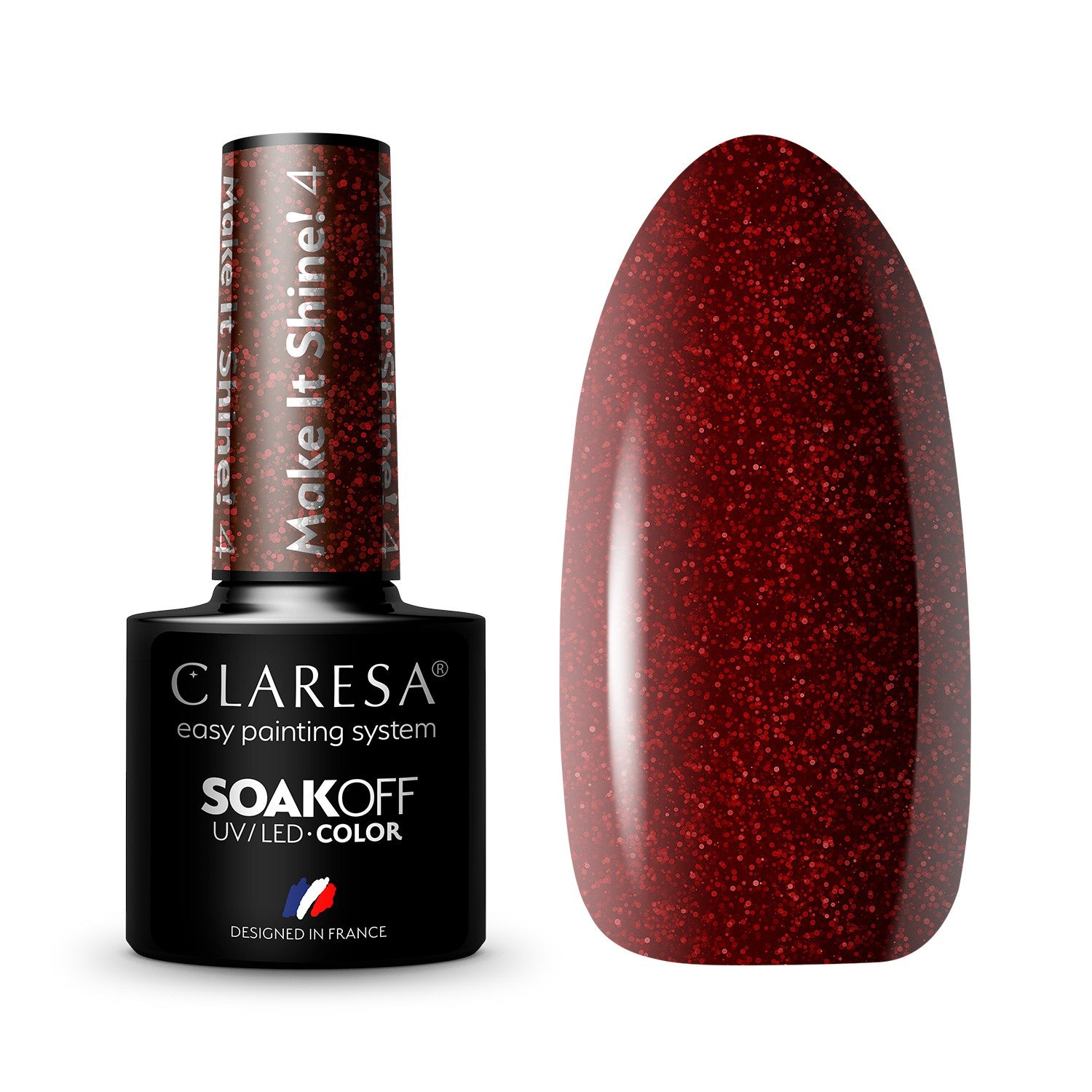 CLARESA Hybrid nail polish MAKE IT SHINE! - 4 5g | Vaistine1.lt