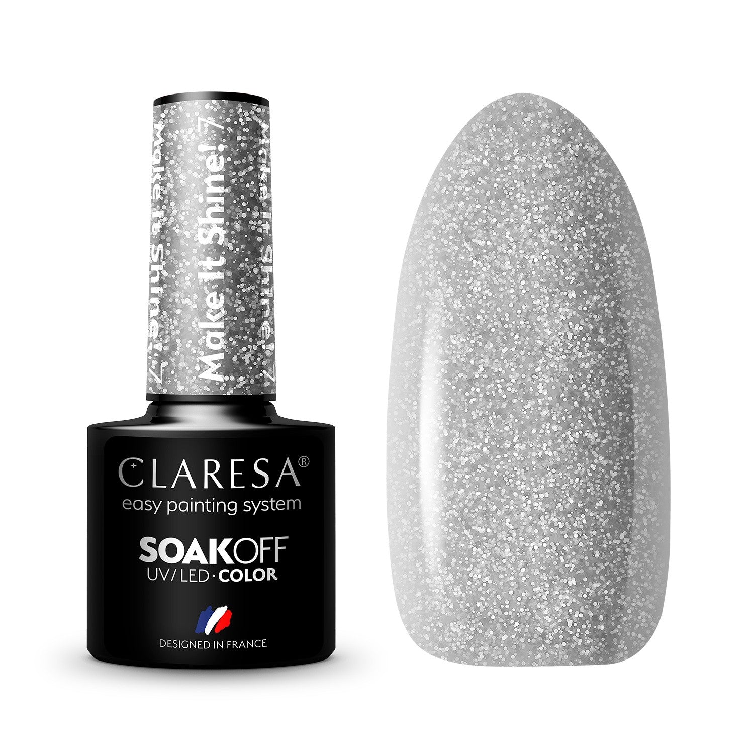 CLARESA Hybrid nail polish MAKE IT SHINE! - 7 5g | Vaistine1.lt