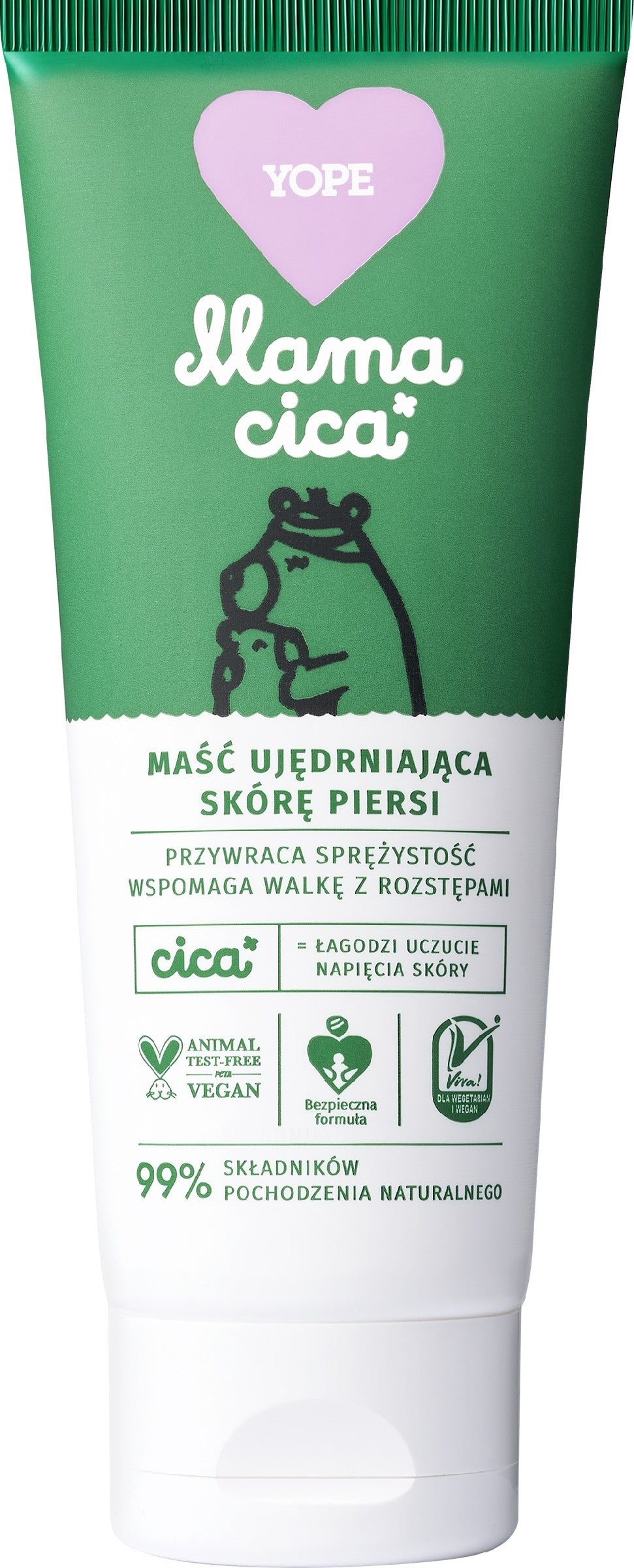 YOPE Mama Cica krūtinės odos stangrinamasis tepalas 100ml | Vaistine1.lt