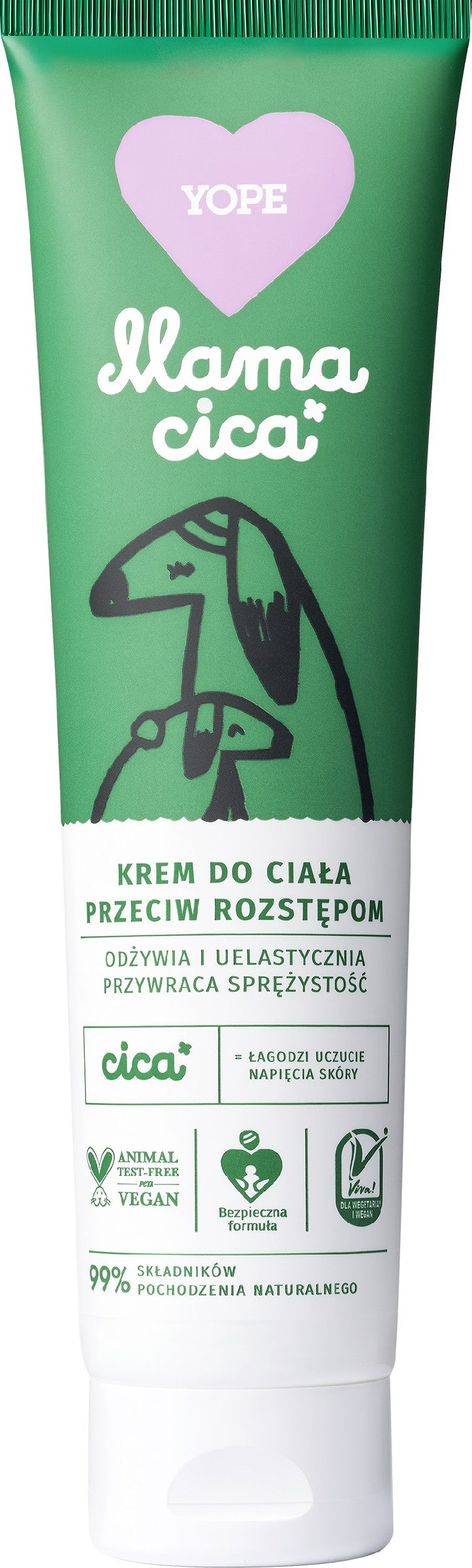 YOPE Mama Cica kūno kremas nuo strijų 150ml | Vaistine1.lt