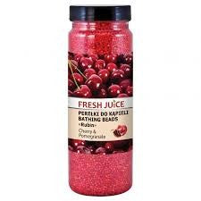 ELFA FRESH Bath Pearls Cherry and Pomegranate 450g& | Vaistine1.lt