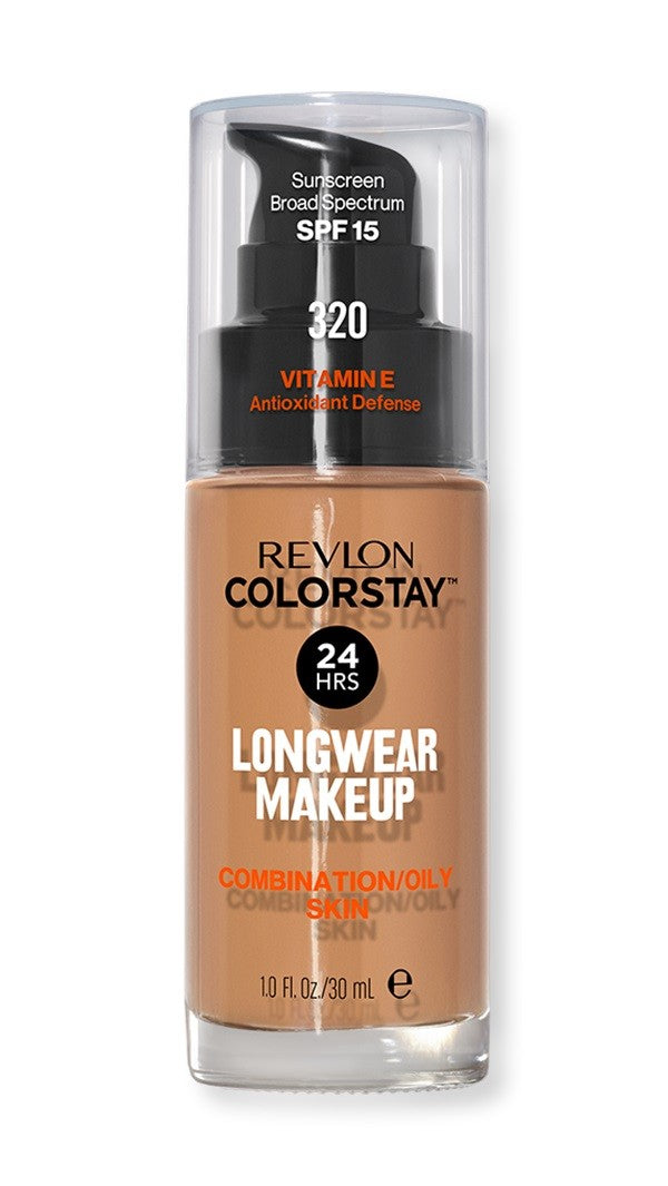 Revlon Colorstay 24H Longwear Foundation Mattifying Concealer No. 320 True Beige - for combination and oily skin 30ml | Vaistine1.lt