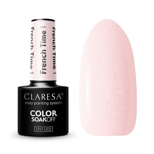 CLARESA Hybrid nail polish FRENCH TIME - 1 5g | Vaistine1.lt