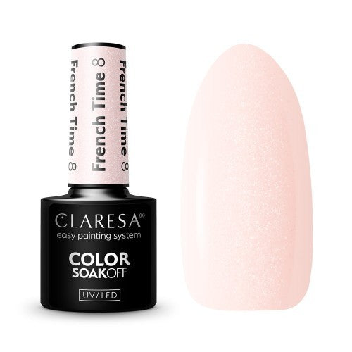 Claresa N Hybrid Lacquer French-Time 8 5g | Vaistine1.lt