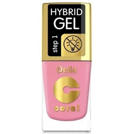 DELIA COSMETICS Coral Hybrid Gel Hybrid nail polish no. 101 Sweet Candy 11ml | Vaistine1.lt