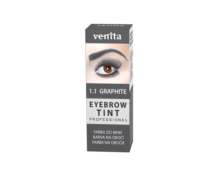 VENITA HENNA FOR EYEBROWS AND EYELASHES GRAPHITE | Vaistine1.lt