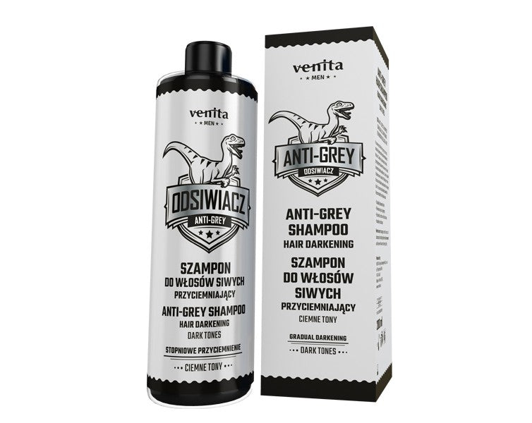 VENITA Men Darkening Shampoo for Gray Hair - Dark Tones 200ml | Vaistine1.lt