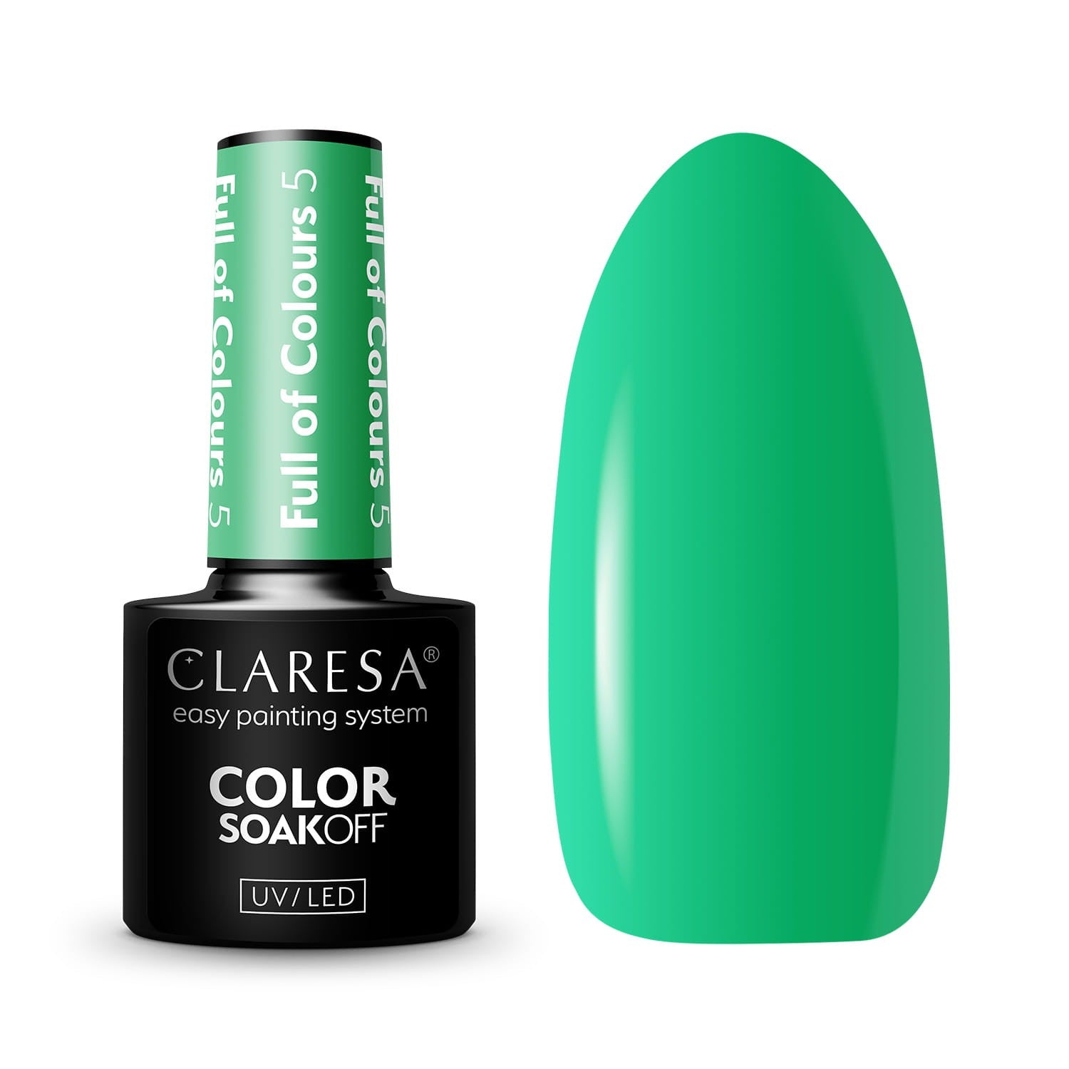 CLARESA Hybrid nail polish Full Of Colors - 5 5g | Vaistine1.lt