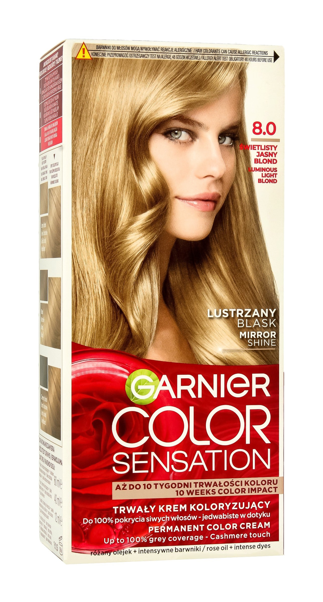 Garnier Color Sensation Coloring Cream 8.0 Light Blond - Radiant Light Blond 1op. | Vaistine1.lt