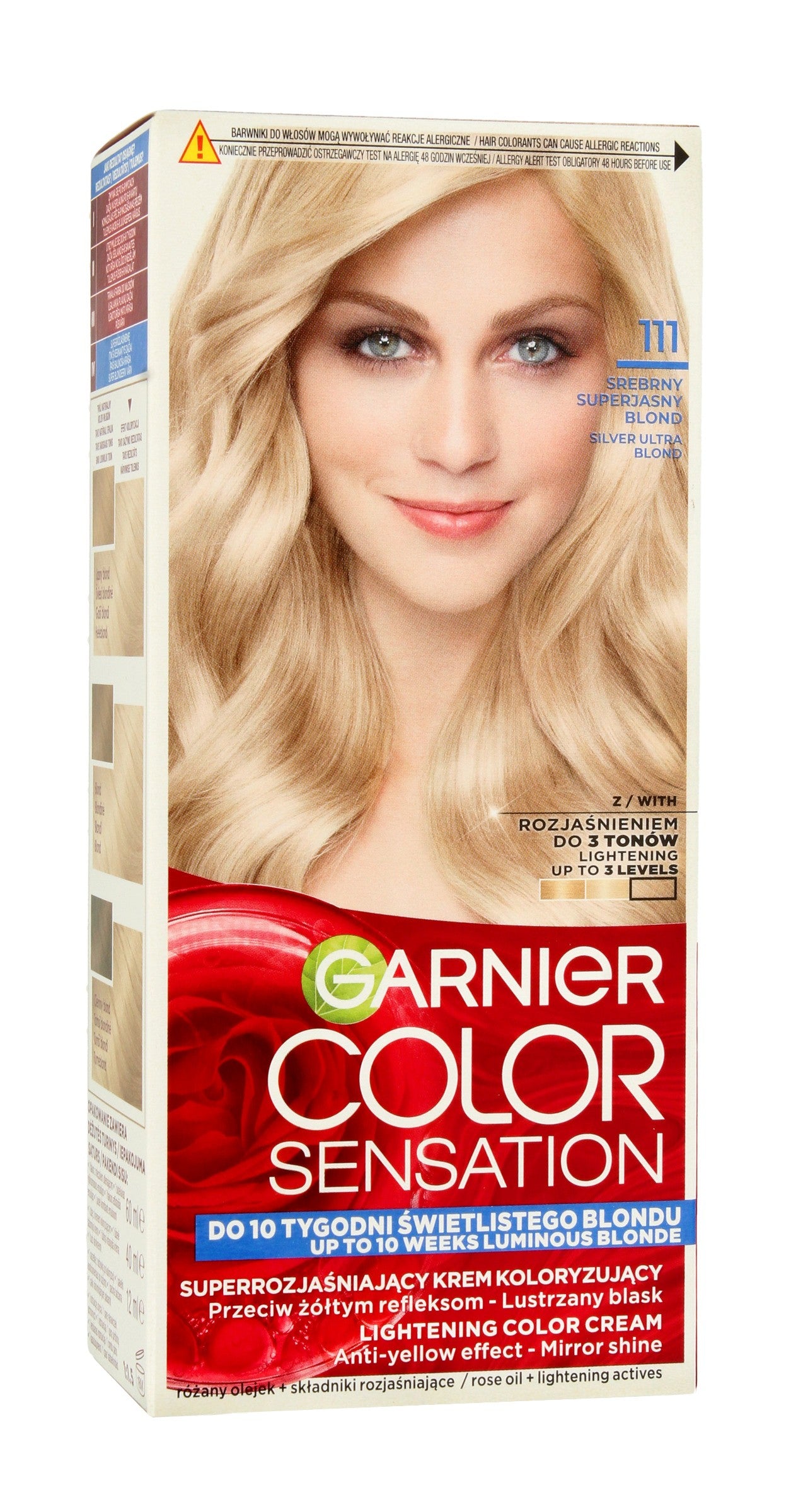 Garnier Color Sensation Coloring Cream 111 Silver Ultra Blond - Silver Super Light Blond 1op. | Vaistine1.lt