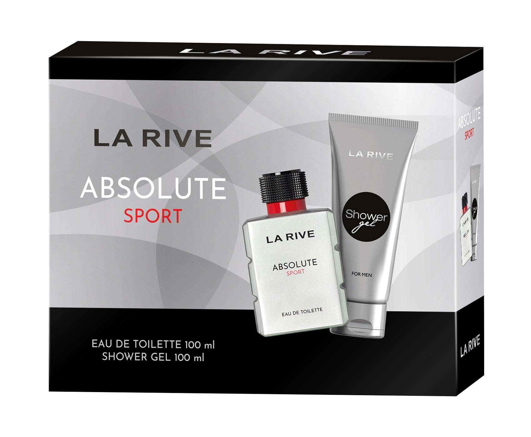 LA RIVE Man Absolute Sport gift set (eau de toilette 100 ml + shower gel 100 ml) | Vaistine1.lt | WestPharmacy.eu