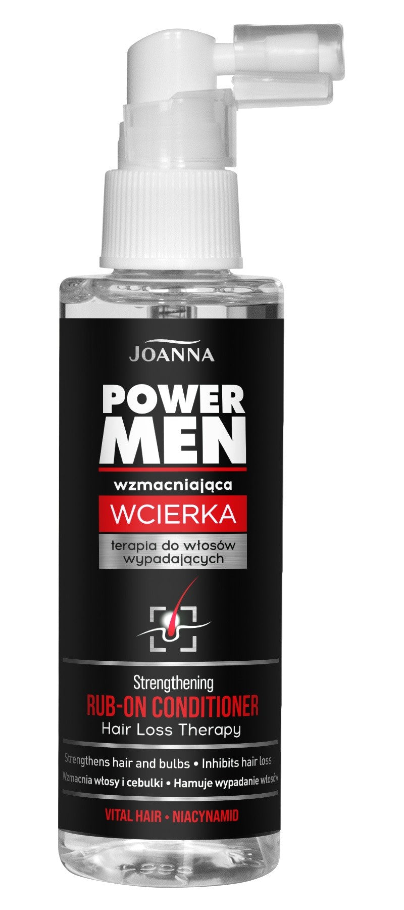 JOANNA Power Men Strengthening Lotion for Hair Loss 100ml | Vaistine1.lt