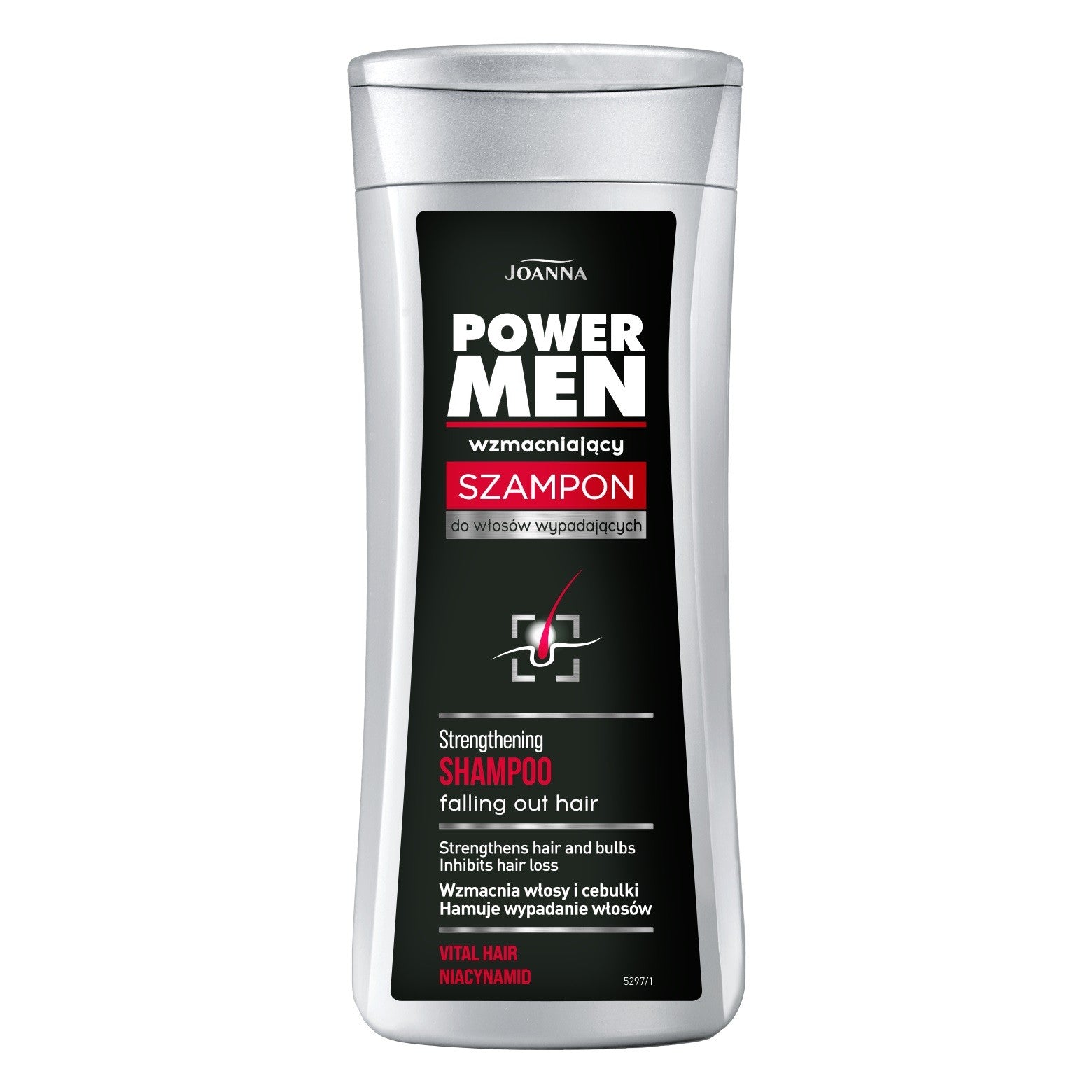 JOANNA Power Men Strengthening Shampoo for Hair Loss 200ml | Vaistine1.lt