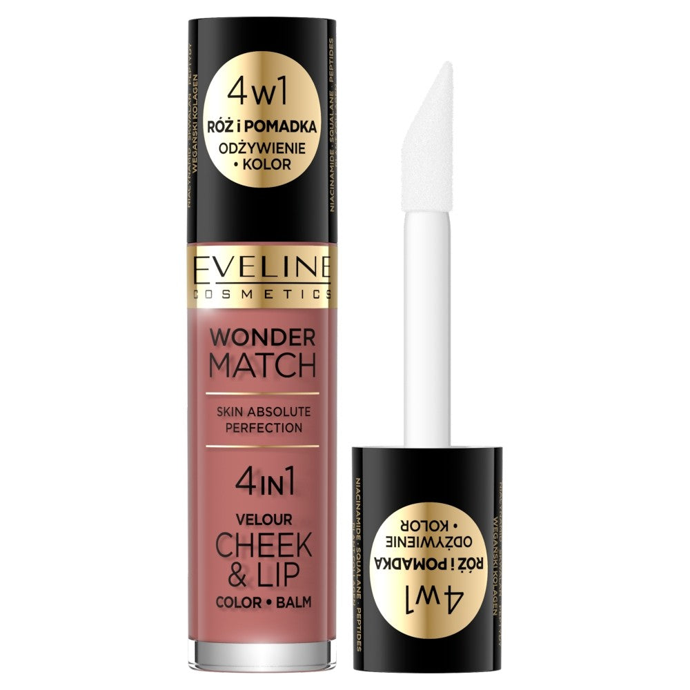 Eveline Wonder Match Blush and Liquid Lipstick 4in1 No. 05 4.5ml | Vaistine1.lt