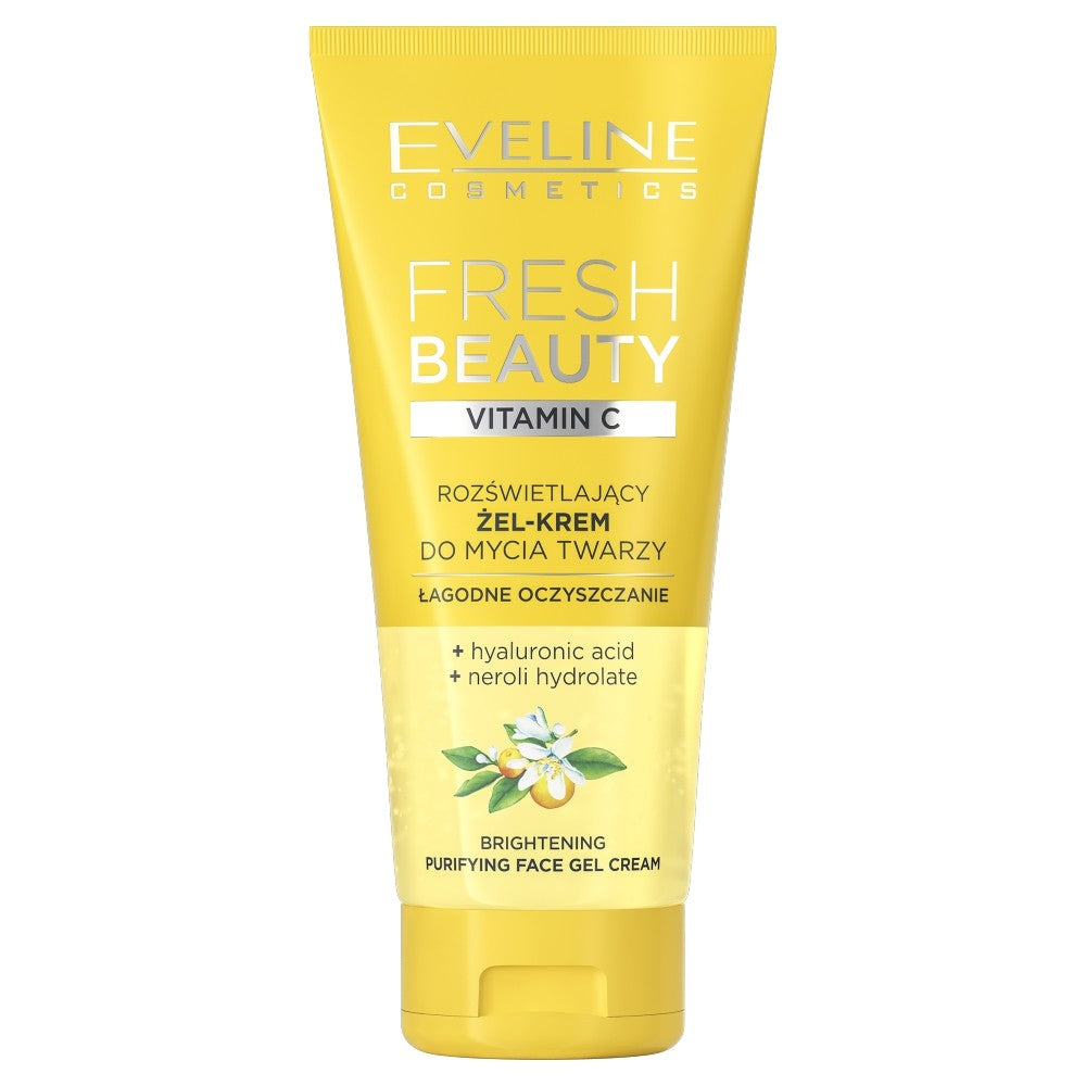 EVELINE Fresh Beauty Illuminating Gel-Cream Face Wash Vitamin C 150ml | Vaistine1.lt