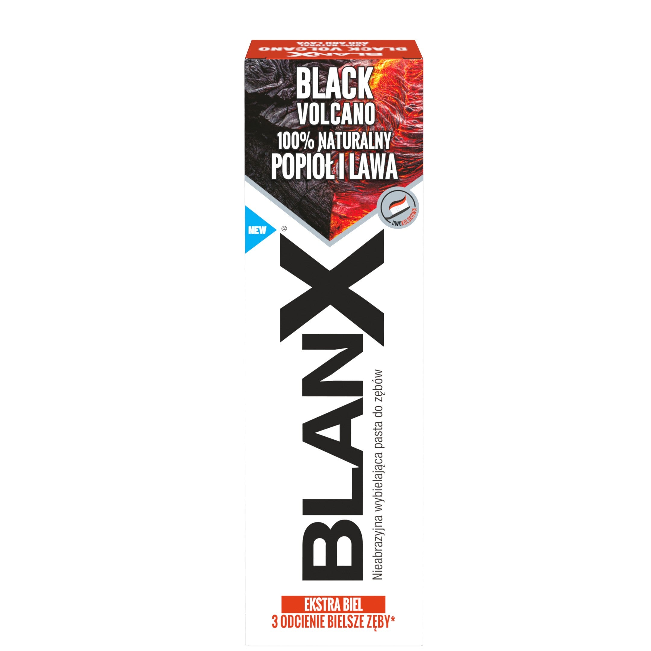 BLANX Black Volcano 75ml | Vaistine1.lt