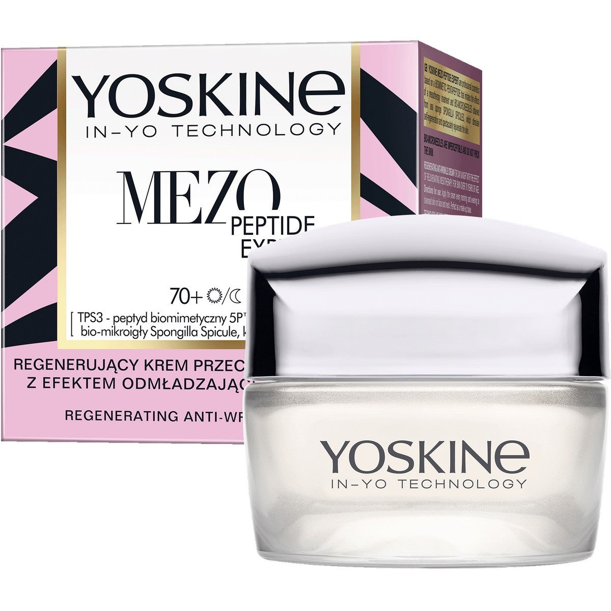 YOSKINE Mezo Peptide Expert Regenerating Anti-Wrinkle Cream 70+ for Day and Night 50ml | Vaistine1.lt