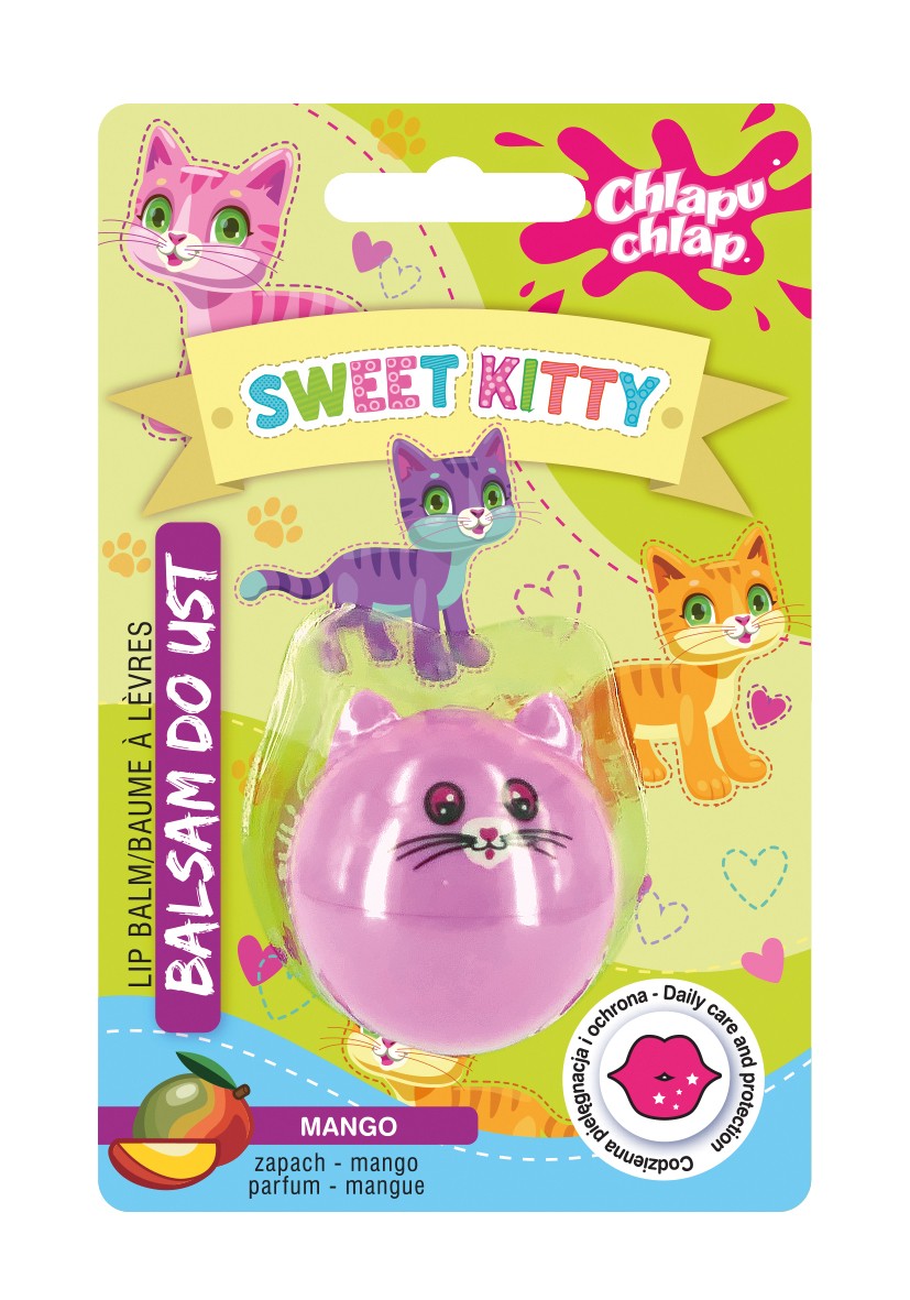 CHLAPU CHLAP Lip Gloss Sweet Kitty - mango 1pc  - Vaistine1.lt | WestPharmacy.eu