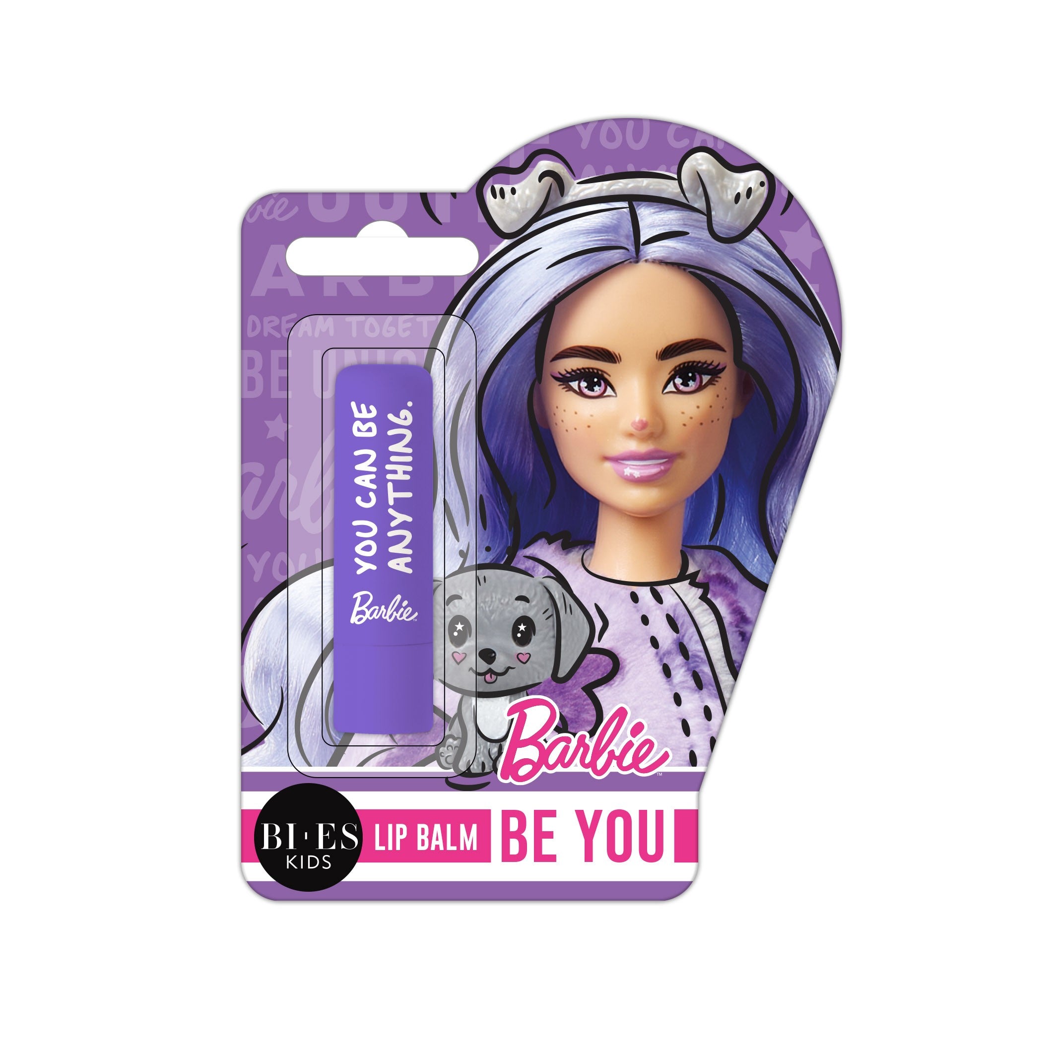 BI-ES Kids Protective Lip Balm Barbie Be You 1 piece | Vaistine1.lt