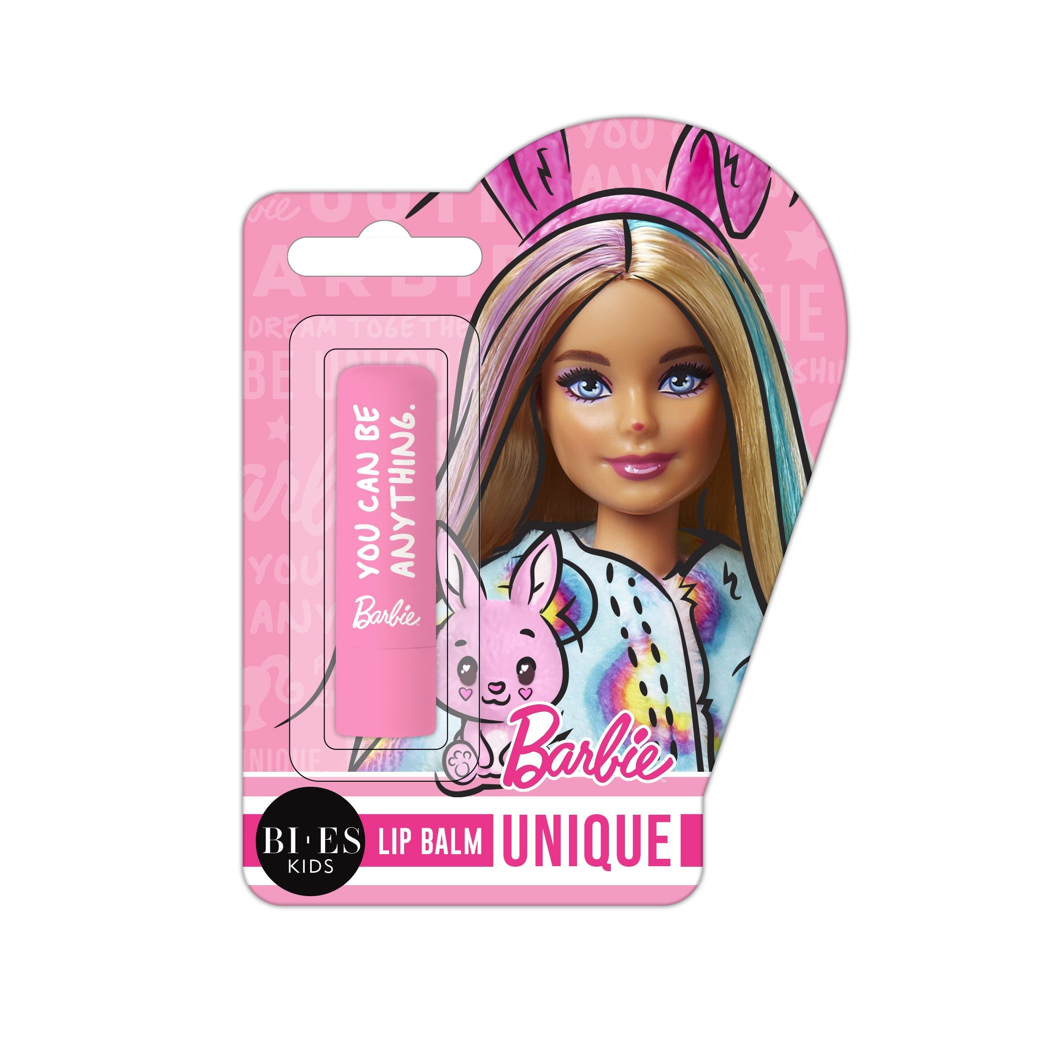 BI-ES Kids Protective Lip Balm Barbie Unique 1 piece | Vaistine1.lt