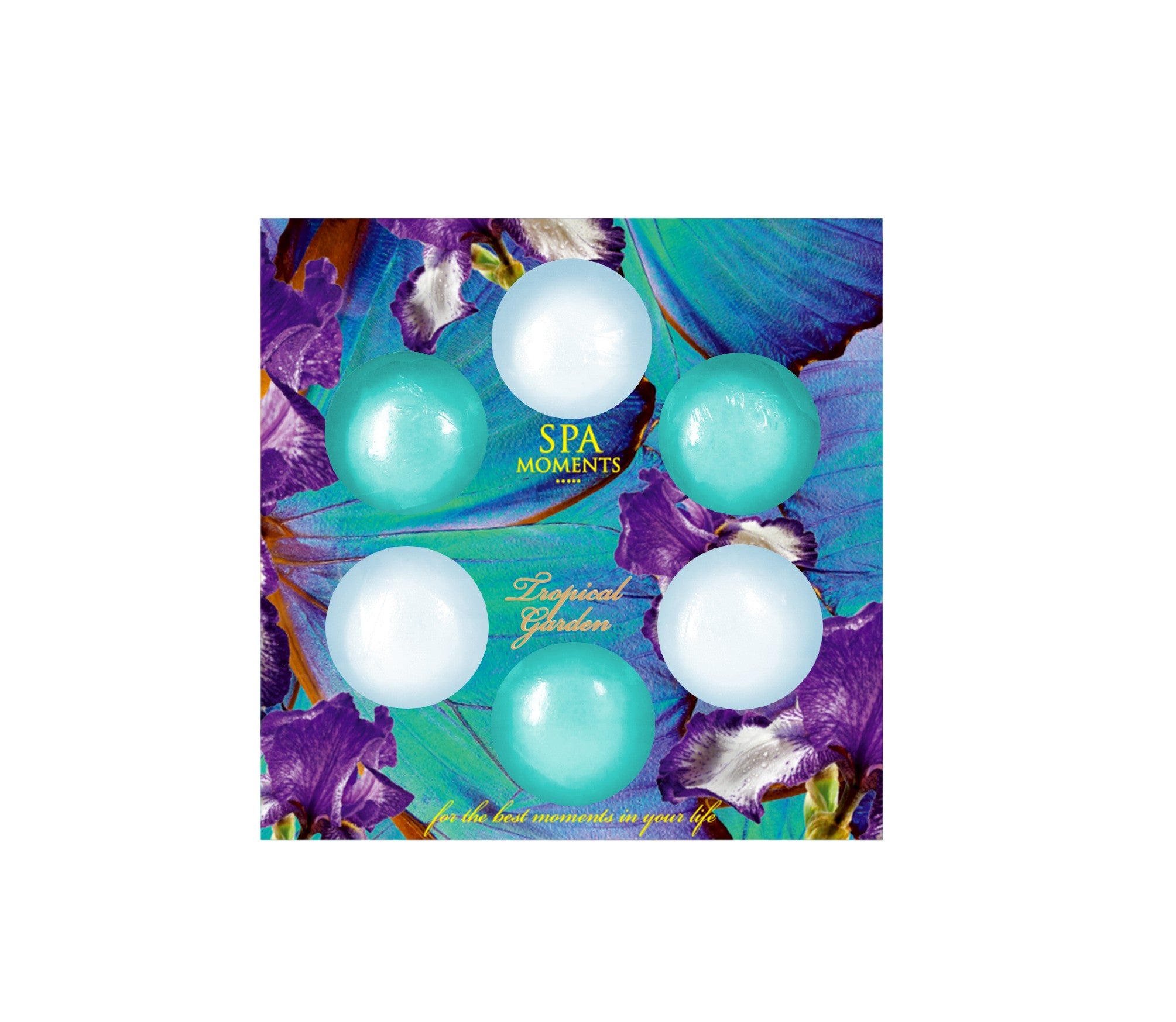 ESTETIKA SPARKLING BATH BALLS TROP GARDEN | Vaistine1.lt