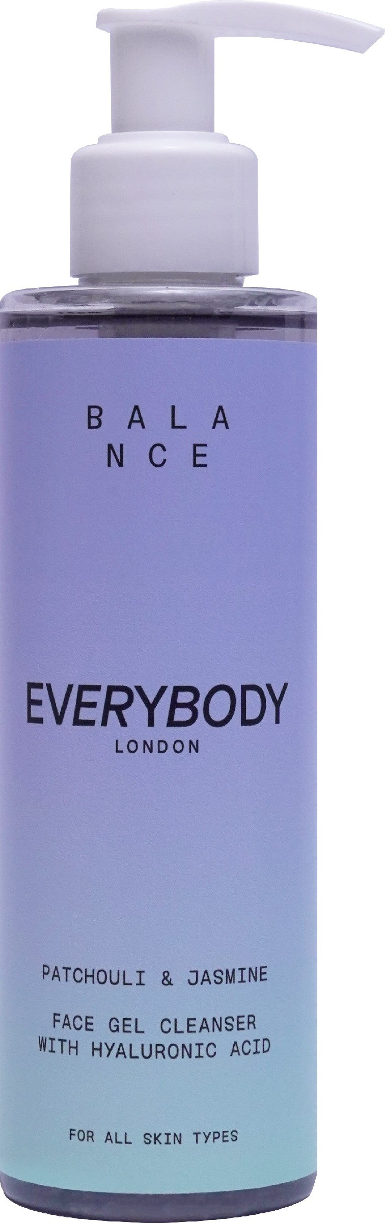 EVERYBODY Balance Face Wash Gel for all skin types - Patchouli and Jasmine 200ml | Vaistine1.lt