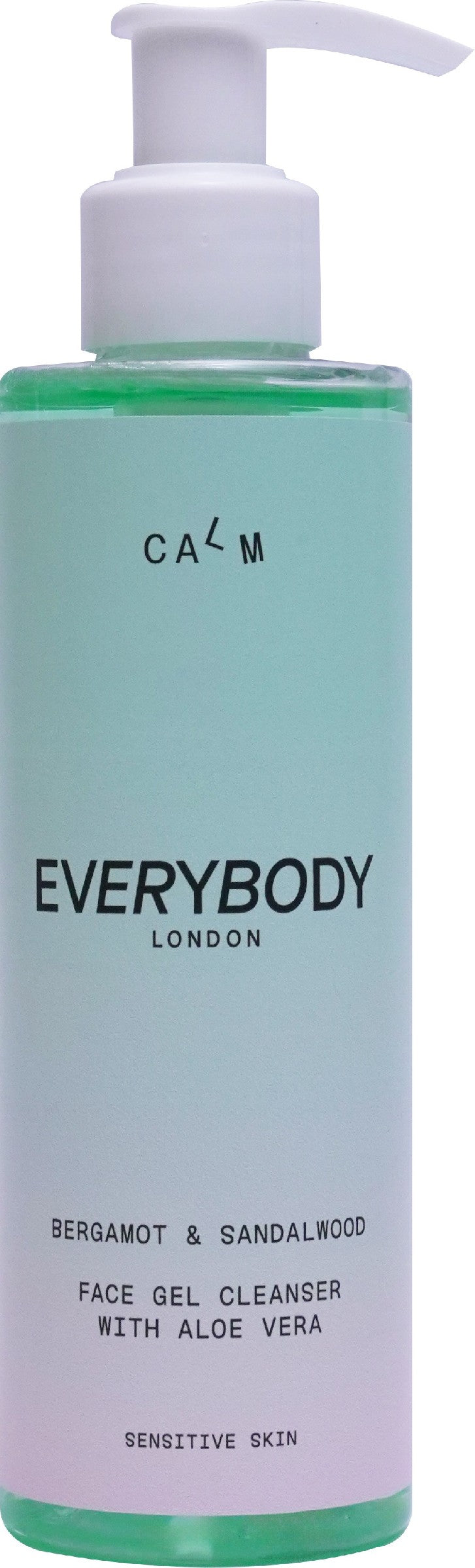 EVERYBODY Calm Face Wash Gel for Sensitive Skin - Bergamot and Sandalwood 200ml | Vaistine1.lt