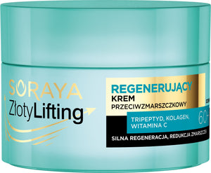 SORAYA Golden Regenerating Lifting Anti-Wrinkle Cream 60+ for Day and Night 50ml | Vaistine1.lt