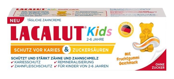 LACALUT Kids Toothpaste for children aged 2-6 years 55ml | Vaistine1.lt